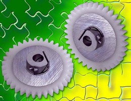 Aluminum-Acetal Gears come in 24-72 diametral pitches.