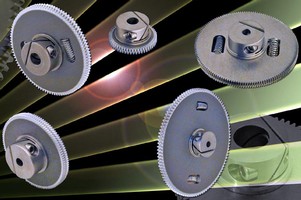 Anti-Backlash Gears use Fairloc-® integral fastening system.