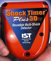 Shock Detector logs in-transport package damage.