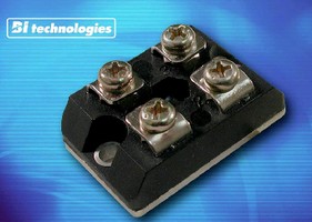 Power Resistors range from 100-600 W.