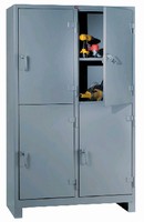 Storage Cabinets feature 14-gauge all-welded construction.