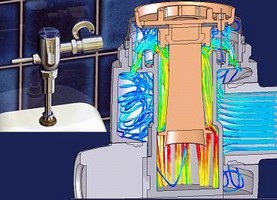 CAD-Integrated CFD Software Helps Design Innovative Flush Valve in Less Time