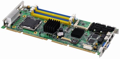Full-Size System Host Board supports dual-core processing.