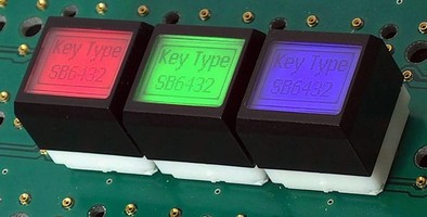 LCD Keyswitch offers over 10,000 calibrated RGB colors.