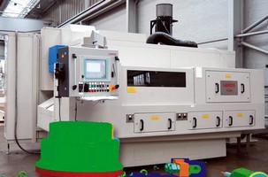 CNC Cylindrical Grinder has infinitely variable turret.