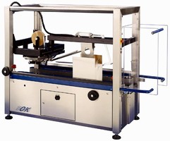 Automatic Case Sealer is constructed of stainless steel.
