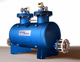 Condensate Pump incorporates dual pumping mechanisms.