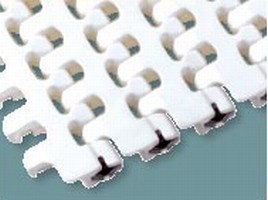 Modular Plastic Conveyor Belt features pinless design.