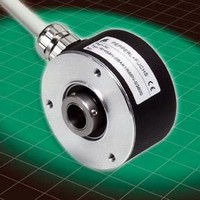 Hollow Shaft Encoders Now Offer Pulse Outputs to 100,000 ppr