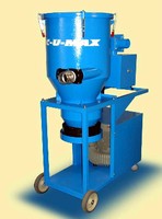 Industrial Vacuum Cleaner uses continuous bagging system.