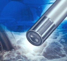 Water Quality Sensors keep clean with ultrasonics.