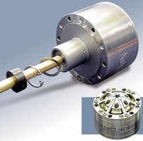 Diaphragm Chuck has internal rotary union.