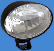 Free-Standing ECE Lamp has jewel-like reflector optics.
