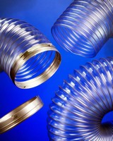 Clear PVC Reinforced Hose has smooth interior.