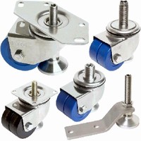 Leveling Casters target industrial automation applications.