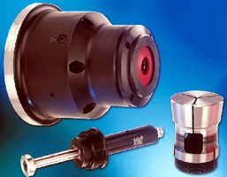 CNC Collet Chucks offer dead-length operation.