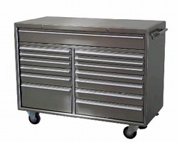 Rolling Storage Cabinet provides 22,820 cu-in. capacity.