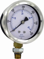 Hydraulic SAE Gage also suits pneumatic applications.