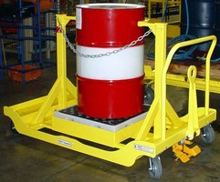 Drum Cart promotes safe towing without tipping.