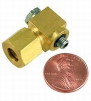 Miniature Compression Fittings suit 1/4 in. OD tubing.