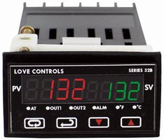 Temperature/Process Controller offers configurable outputs.