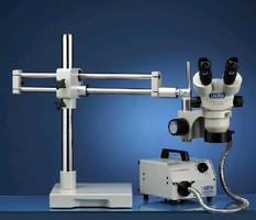 Microscopes provide total optical magnification of 270x.