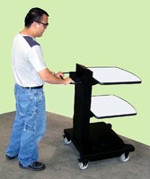 Powered Equipment Cart offers true mobility within facility.