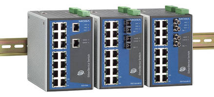 Managed Ethernet Switch features high port density.