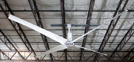 HV/LS Industrial Fan provides consistent air circulation.