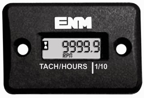 Tach/Hour Meter has surface-mount, self-powered design.