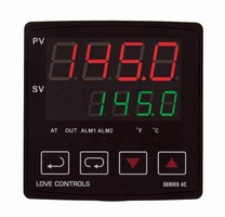 Temperature Controller offers programmable operation.