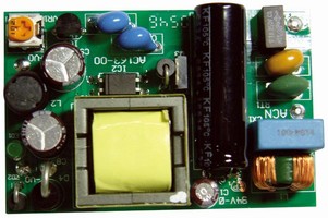 AC-DC Power Supplies feature direct PCB-mount design.