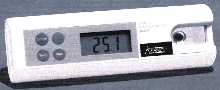Refractometer features automatic temperature compensation.