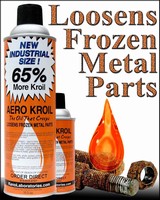 New Industrial Size Aero Kroil Loosens Frozen Metal Parts