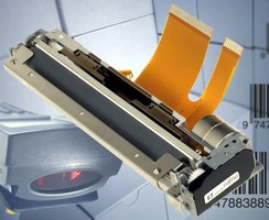Thermal Printer enables portable label production.