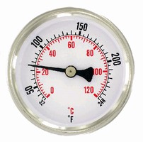 Dial Thermometer feature bi-metal design.