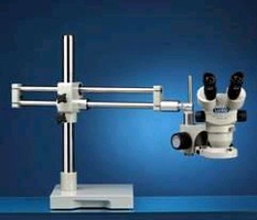 Microscopes provide optical magnification of 270 X.