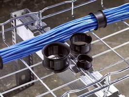 Reusable Bundler helps organize cables.