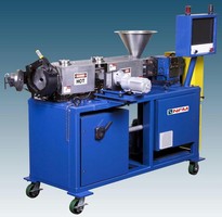 Twin-Screw Extruder is suited for research/laboratory use.