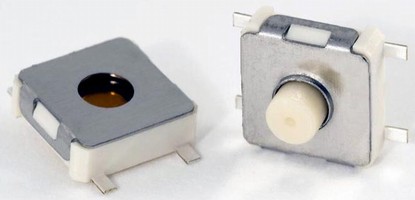 Dual Action Tact Switch suits electronics applications.