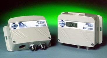 Differential Pressure Transducer features dual sensor design.