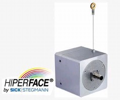 Wire Draw Encoders feature HIPERFACE-® interface.