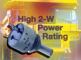 Panel Potentiometer features 2 W power rating.