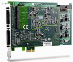 PCI Express DAQ Cards offer data transfers up to 250 MBps.