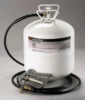 High-Temperature Adhesives come in portable cylinders.
