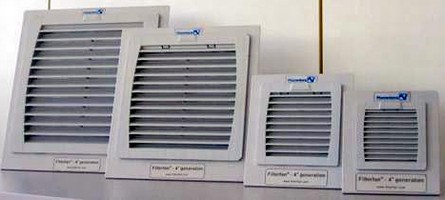 Fan Filters have service-friendly design.