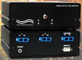 Fiber Optic A/B Switch offers remote capabilities.