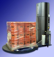 Stretch Wrapping System minimizes fork truck involvement.