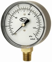 Low Pressure Gage offers dual-scale readout.