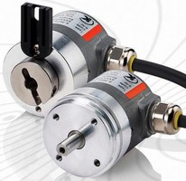 Hollow Shaft Encoders sense absolute position magnetically.